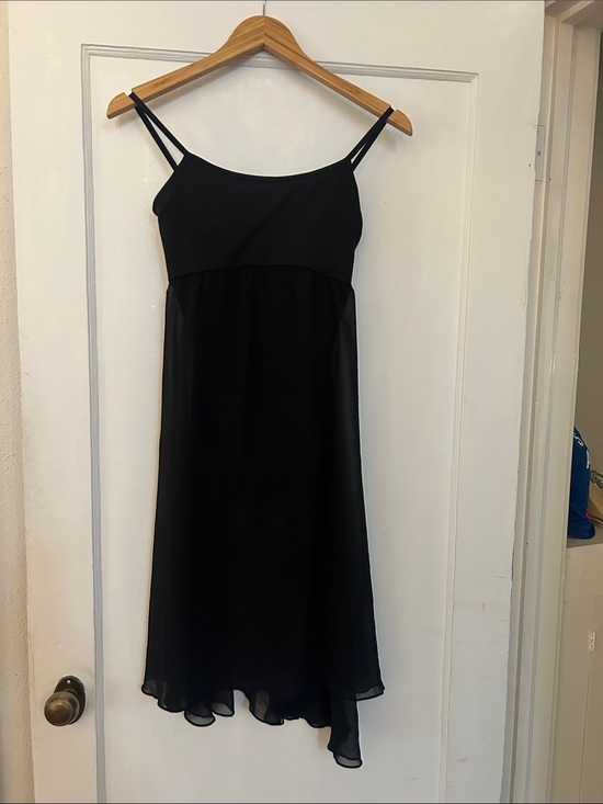 Body Wrappers Dresses & Skirts - Black Lyrical Ballet Contemporary dance dress costume sheer mesh medium